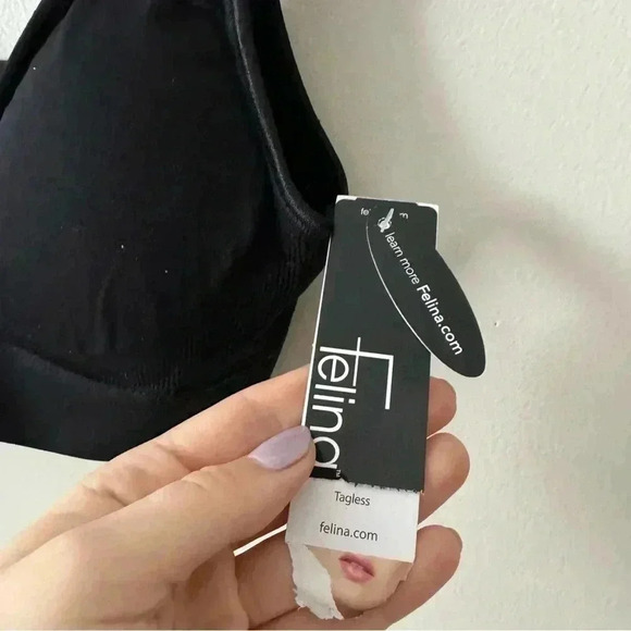 NWT Felina Women's Wire-Free Seamless Bra with Removable Pads Wireless M - Picture 4 of 6